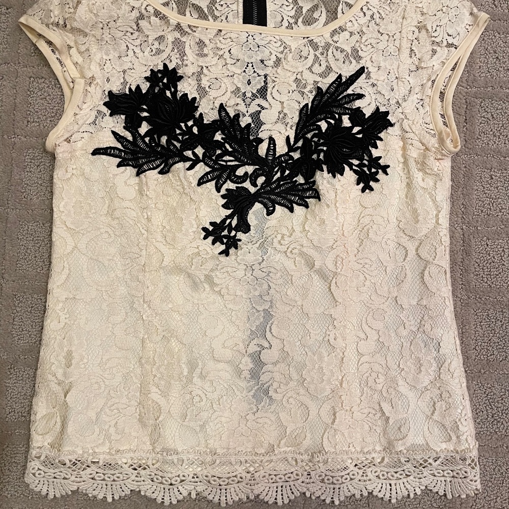 Nanette Lepore lace blouse